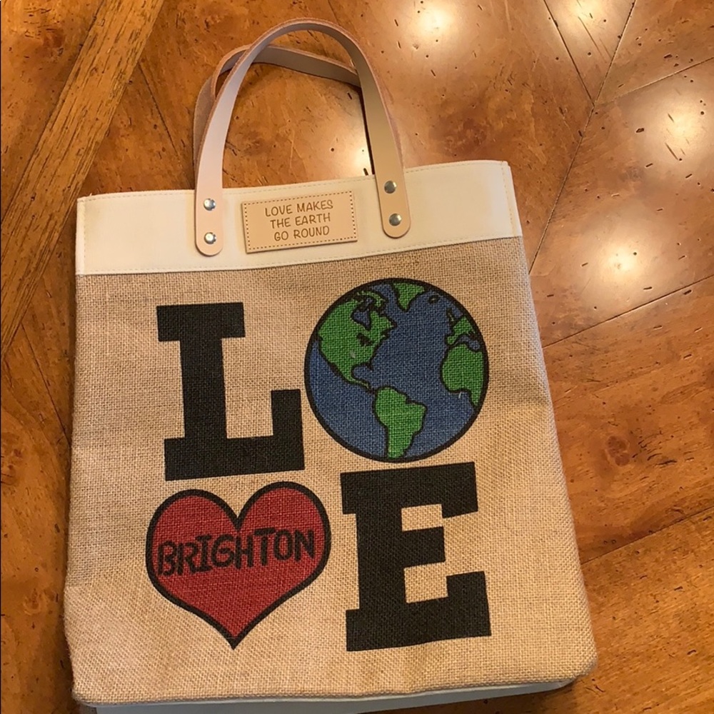 Brighton Burlap Bag